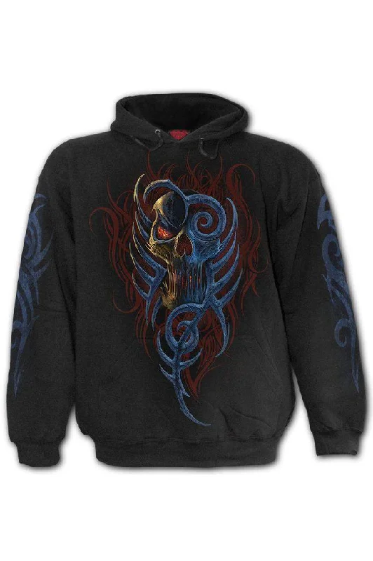 Men's comfortable hoodie-Oblivion - Hoody Black