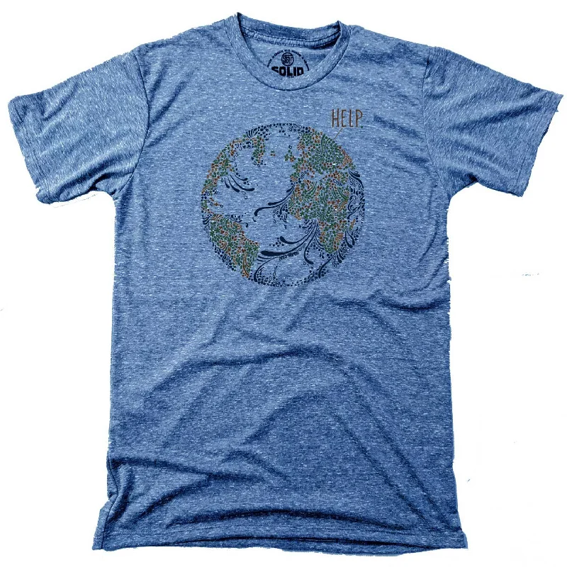 Men's streetwear t-shirt-Earth Help T-Shirt