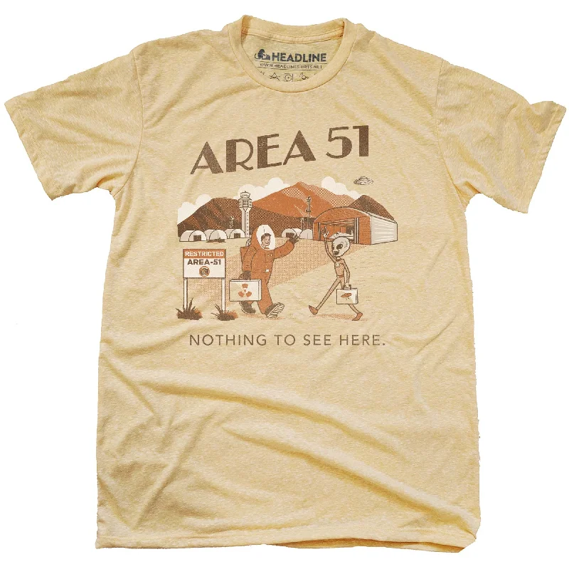 Men's adventure t-shirt-Area 51 T-Shirt