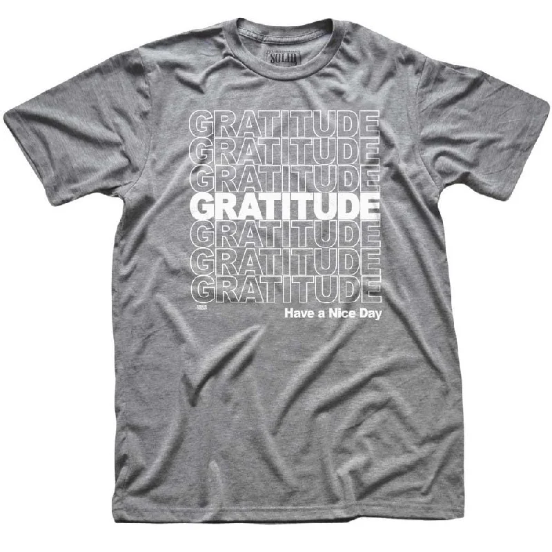 Men's tank top t-shirt-Gratitude T-shirt