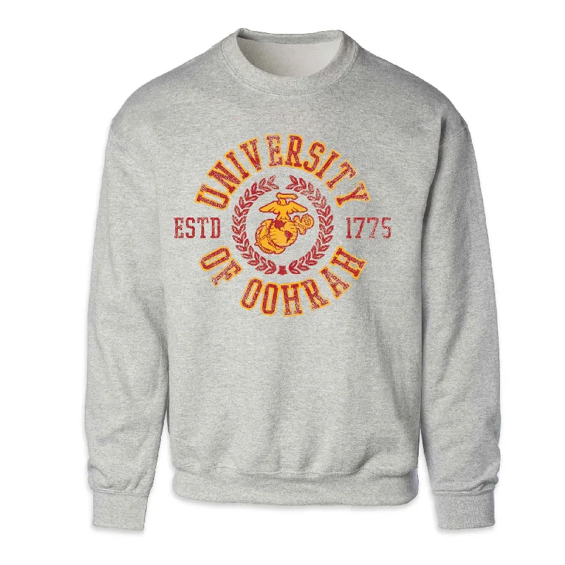 Men's cycling sweatshirt-USMC University of Oohrah Sweatshirt