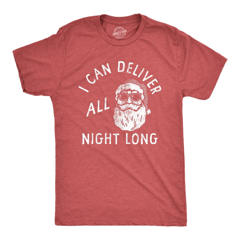 Men's travel t-shirt-I Can Deliver All Night Long Men's T Shirt