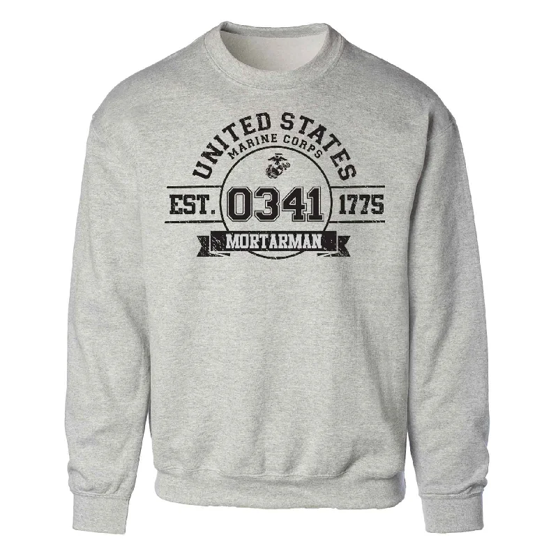 Men's camping sweatshirt-Choose Your Marine MOS Est. 1775 Sweatshirt