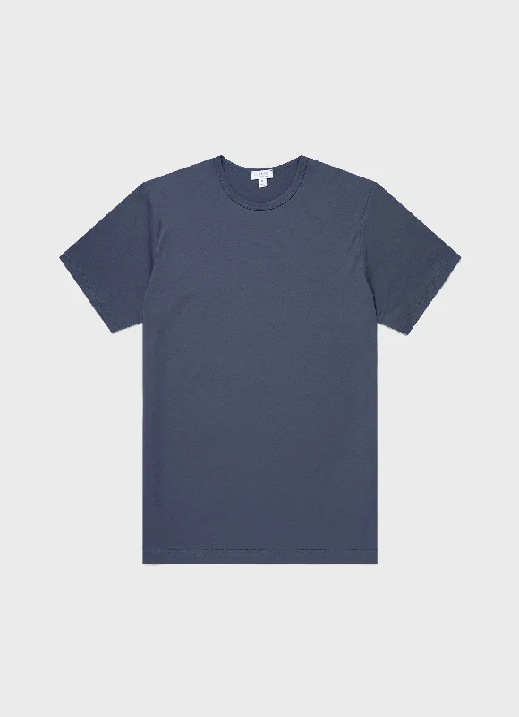 Men's camping t-shirt-Men's Classic T-shirt in Slate Blue