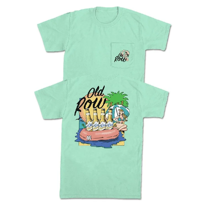 Men's short sleeve t-shirt-The Beer Float Pocket Tee