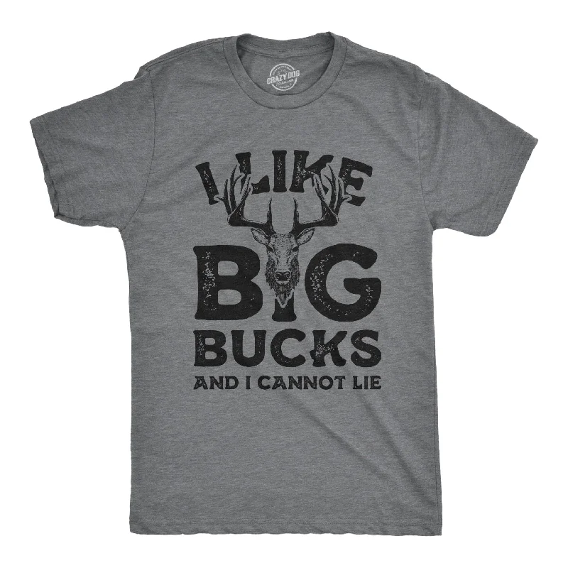 Men's custom t-shirt-I Like Big Bucks And I Cannot Lie Men's T Shirt