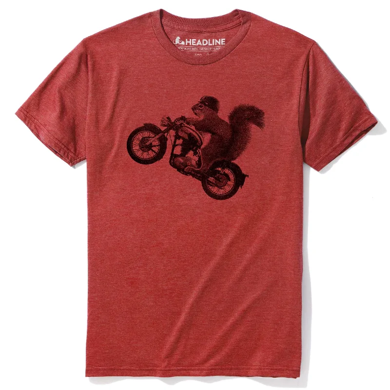 Men's camping t-shirt-Fuzzy Rider T-Shirt