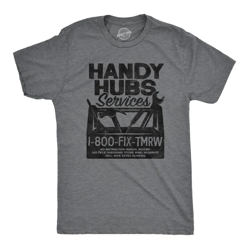 Men's pocket t-shirt-Handy Hubs Services Men's T Shirt