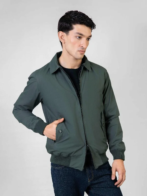 Men's sustainable leather jacket-Brumano